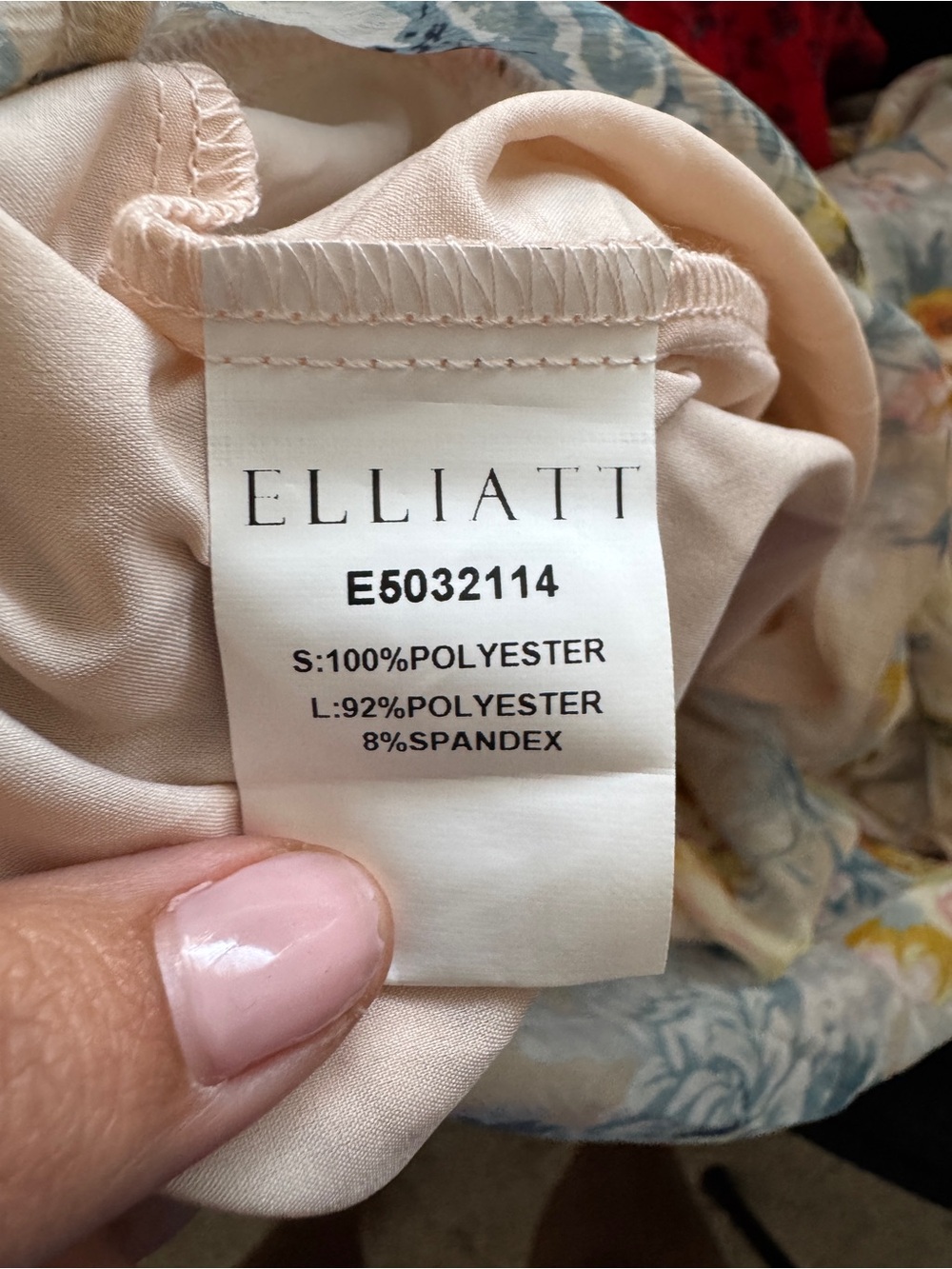 Elliatt Astrid Floral Chiffon High-Low Midi Dress S - Picture 5 of 6